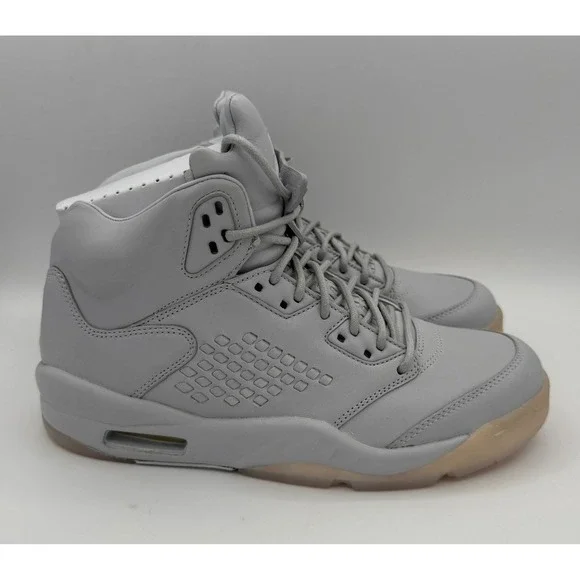 Air Jordan 5 Retro Pure Platinum Mens Sneakers Shoes 881432-003 Size 9 - Picture 1 of 10